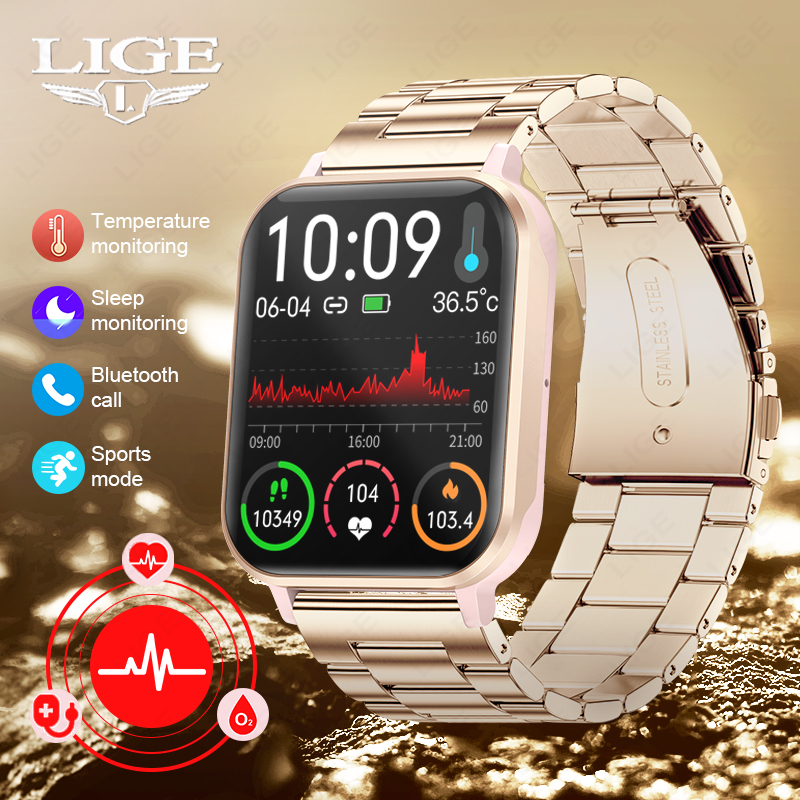 Smartwatch Watches For Sale - LIGE Men's Smart Watch Health Monitoring