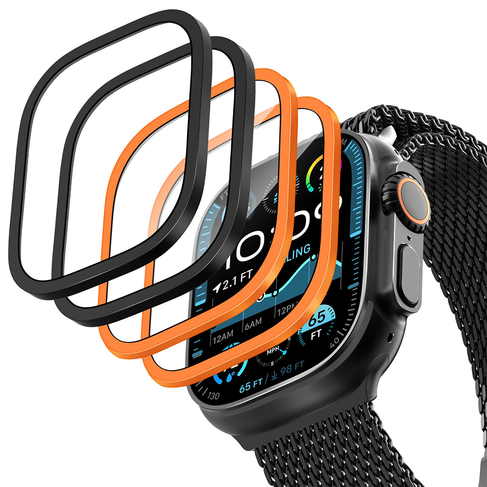 Smartwatch Apple Watches For Men - 2PCS Titanium Metal Frame for Apple