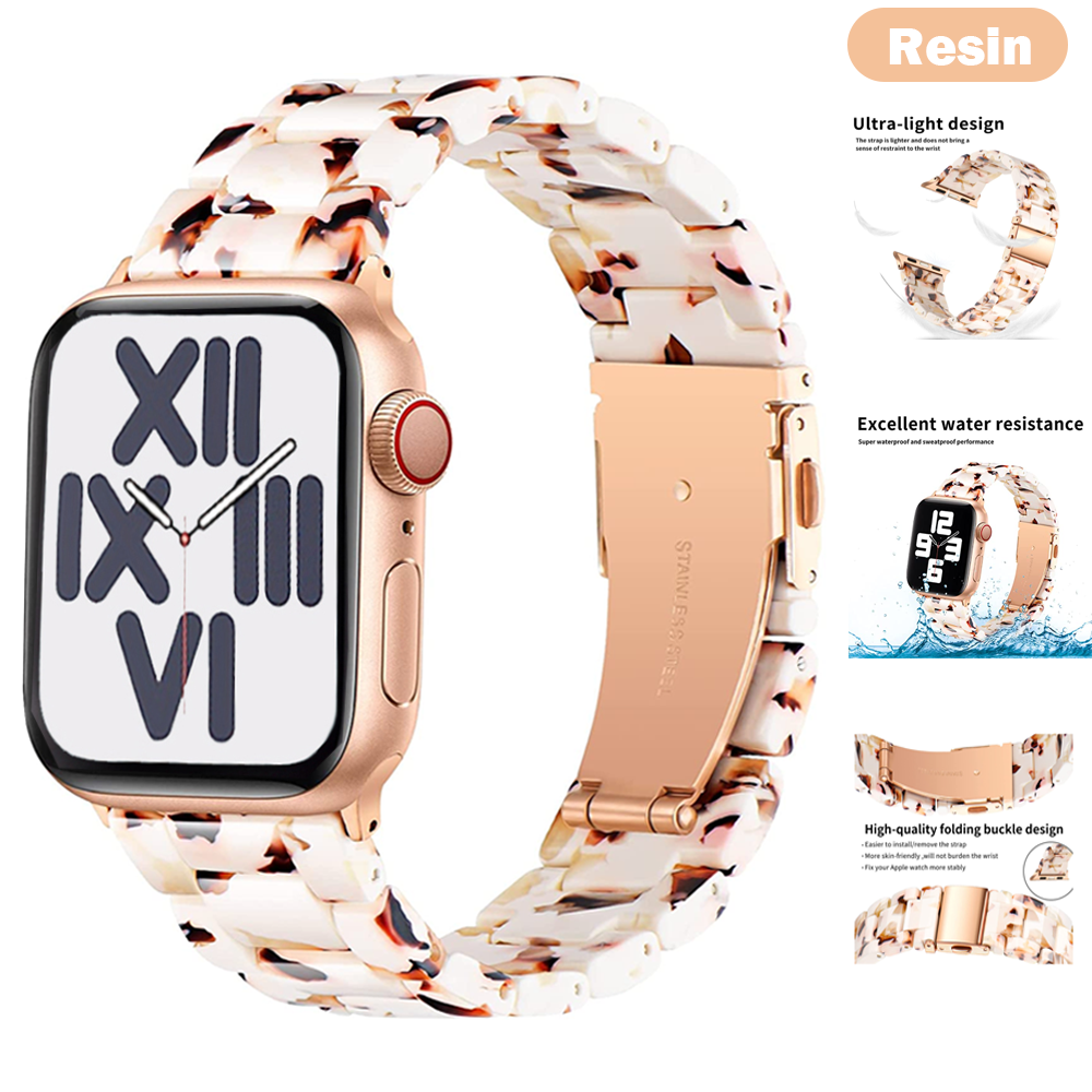 Smartwatch Luxury Watches For Women - Luxury Resin strap for Apple Watch