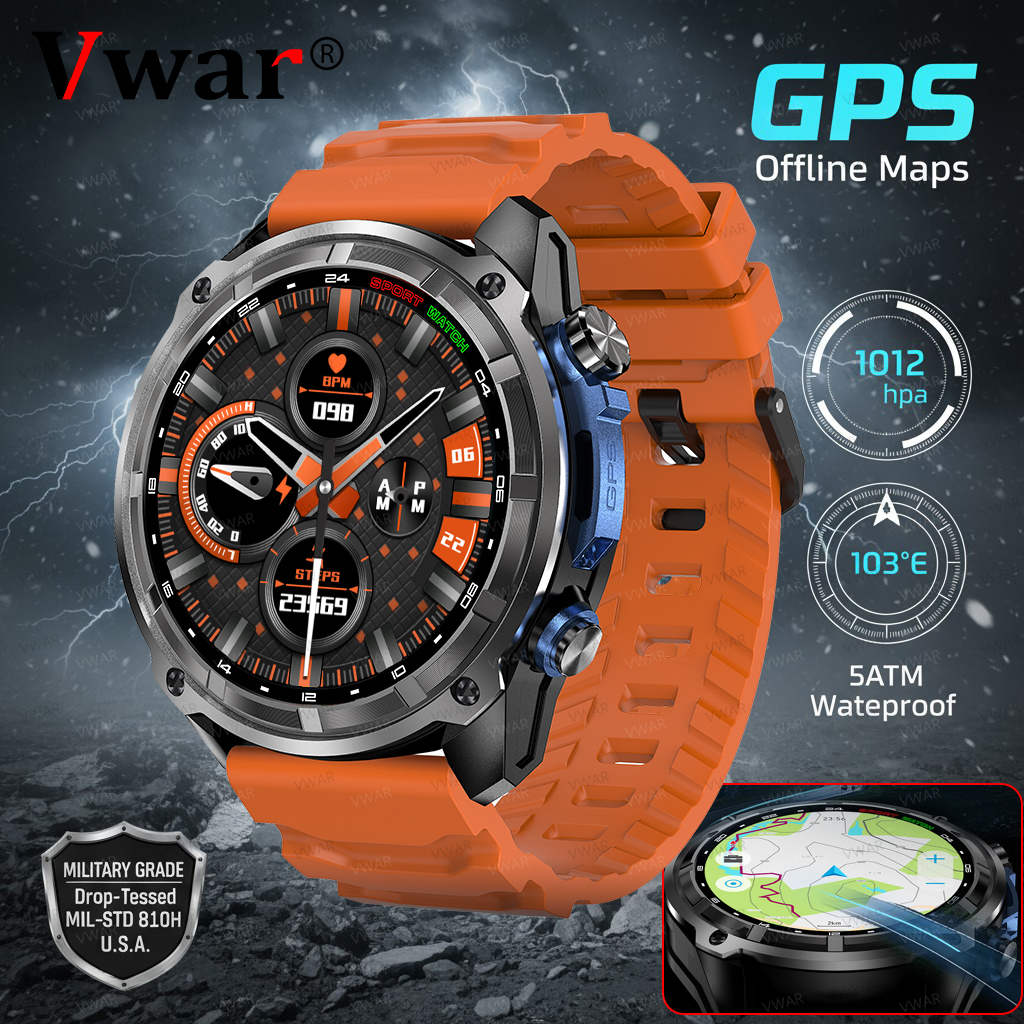 Watch Vs Smartwatch - 2025 New GPS SmartWatch Offline Maps