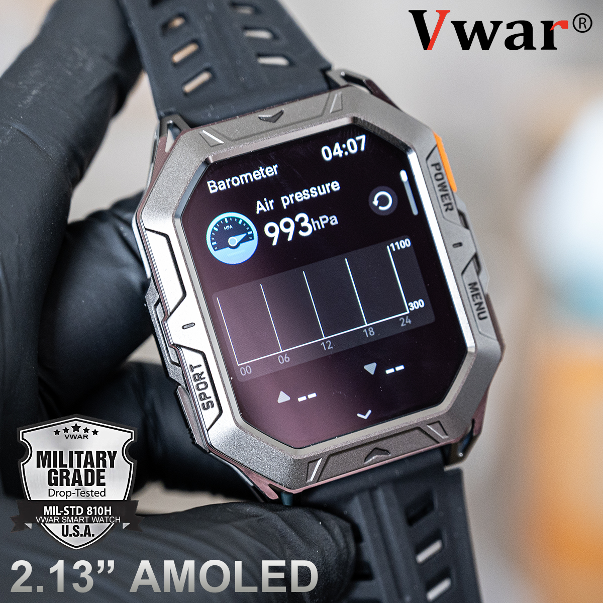 Watch Vs Smartwatch - VWAR TANK X1 Pro Smart Watch