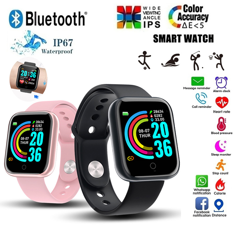 D20 Smart Watch Waterproof Fit - Watch Iwo ulasan dan harga