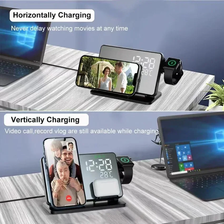 Wireless Charger Alarm Clock S - Watches Smartwatch Samsung ulasan dan harga