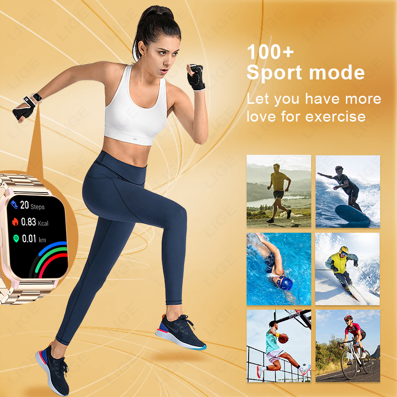 LIGE Men's Smart Watch Health  - Smartwatch Watches For Sale ulasan dan harga