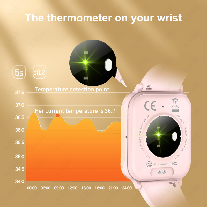 LIGE Men's Smart Watch Health  - Smartwatch Watches For Sale ulasan dan harga