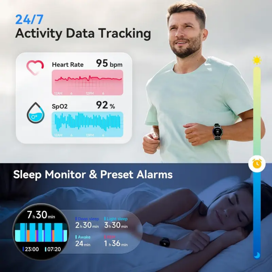 Smart Watch for Men & Women, W - Smartwatch Digital Watches For Men ulasan dan harga