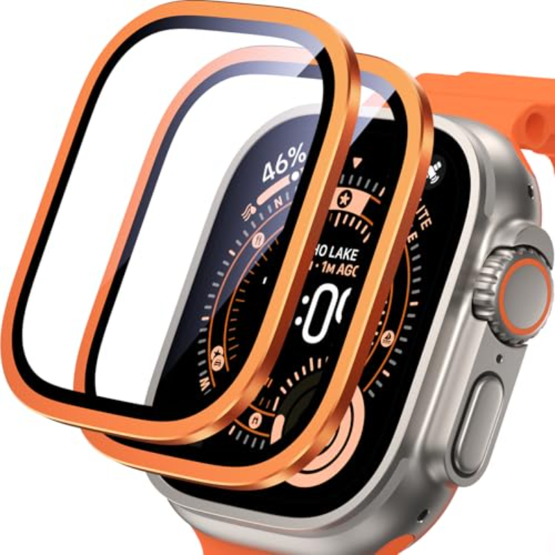2PCS HD Metal Tempered Glass F - Smartwatch Apple Watches For Men ulasan dan harga