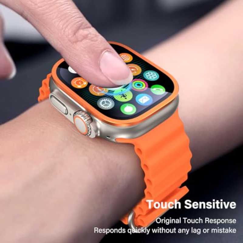 2PCS HD Metal Tempered Glass F - Smartwatch Apple Watches For Men ulasan dan harga