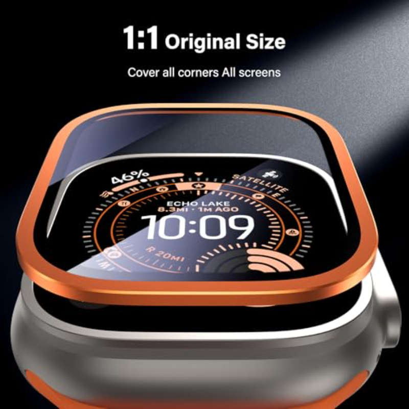 2PCS HD Metal Tempered Glass F - Smartwatch Apple Watches For Men ulasan dan harga