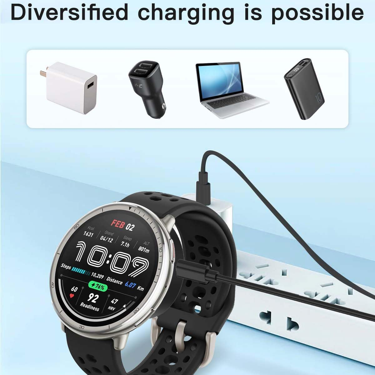 Charging base For Amazfit Acti - Smartwatch Watches Amazfit ulasan dan harga