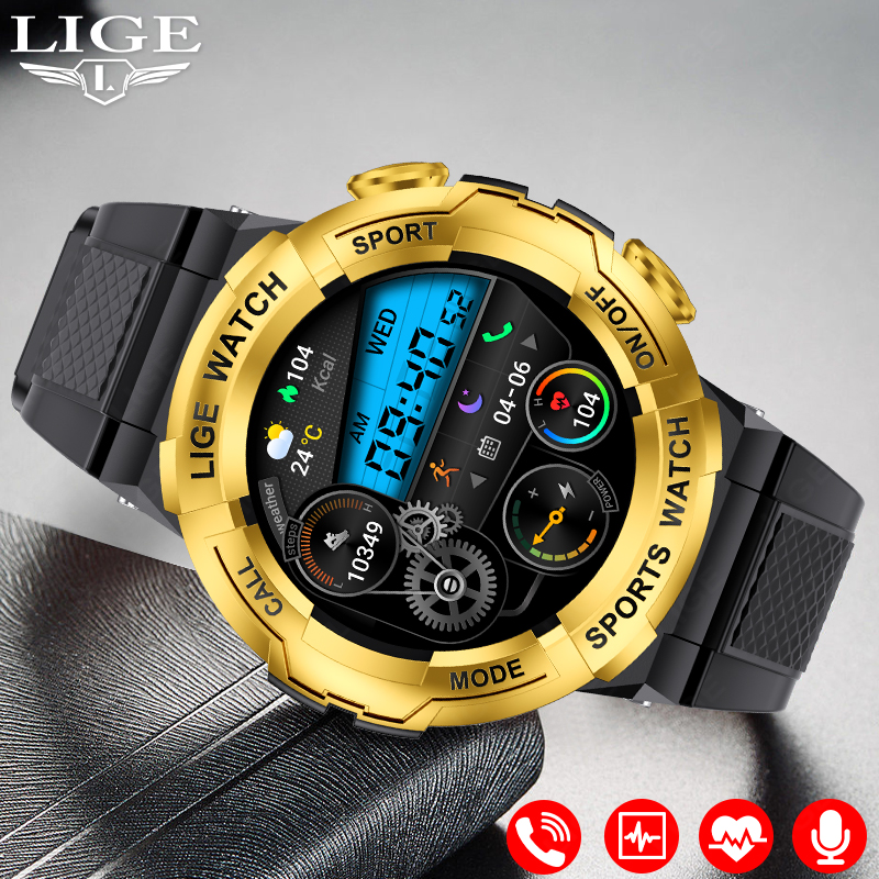 LIGE Men's Smart Watch Health  - Smartwatch Watches For Sale ulasan dan harga