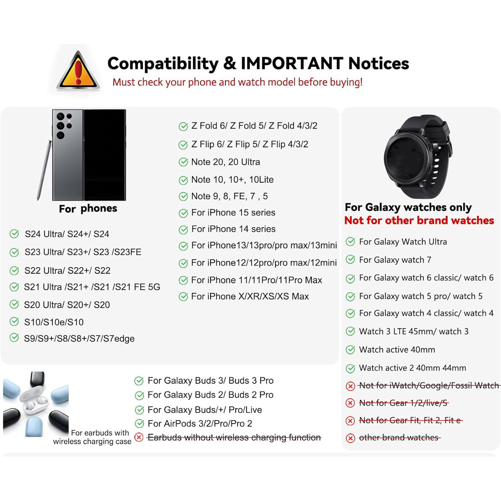 Wireless Charger 3 In 1 Stand  - Watches Smartwatch Samsung ulasan dan harga