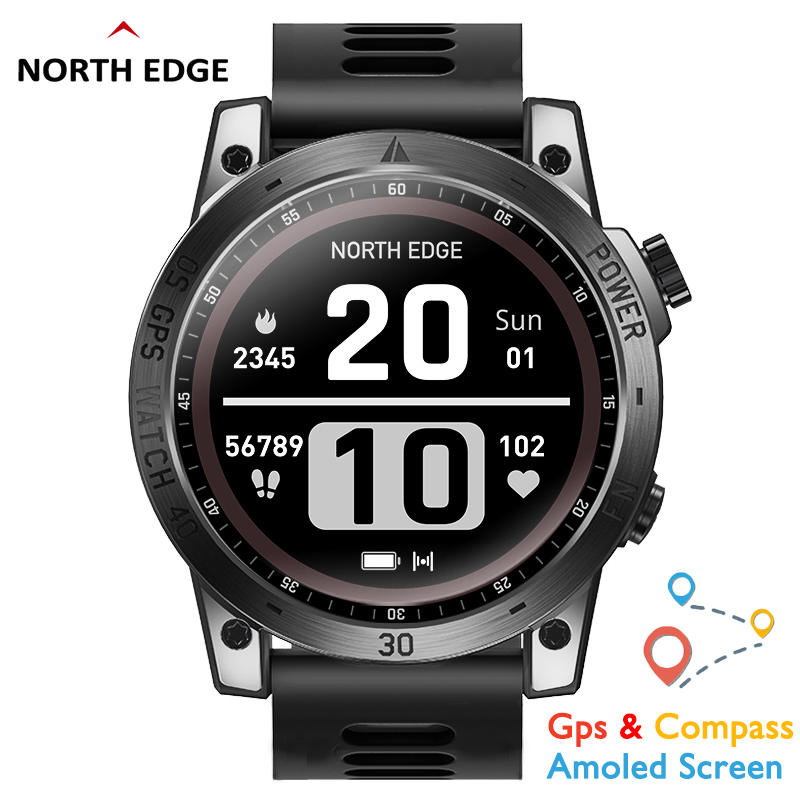 NORTH EDGE Cross Fit 3 GPS Wat - Smartwatch Digital Watches For Men ulasan dan harga