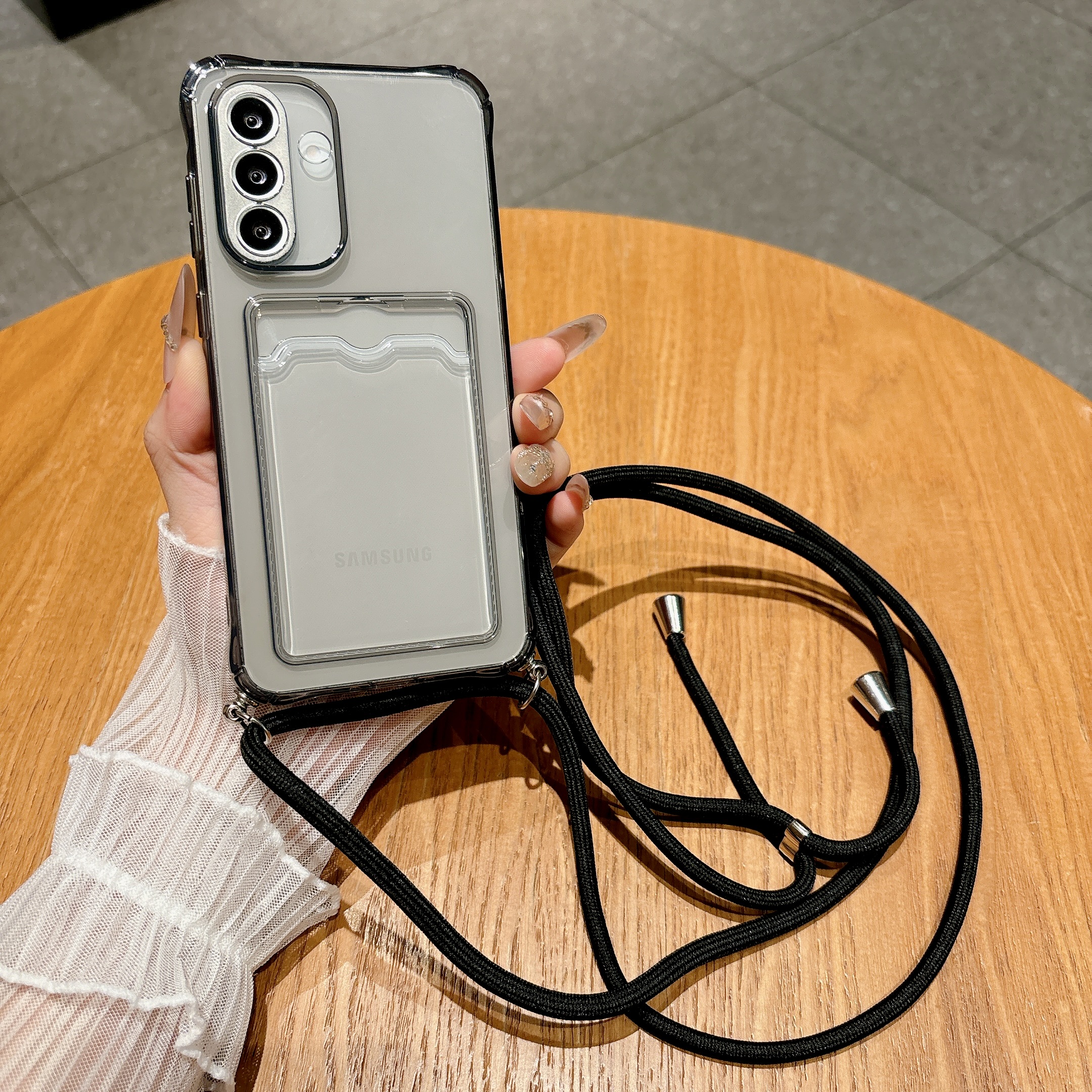 Light Gray Crossbody Strap Car - Samsung Galaxy Strap ulasan dan harga