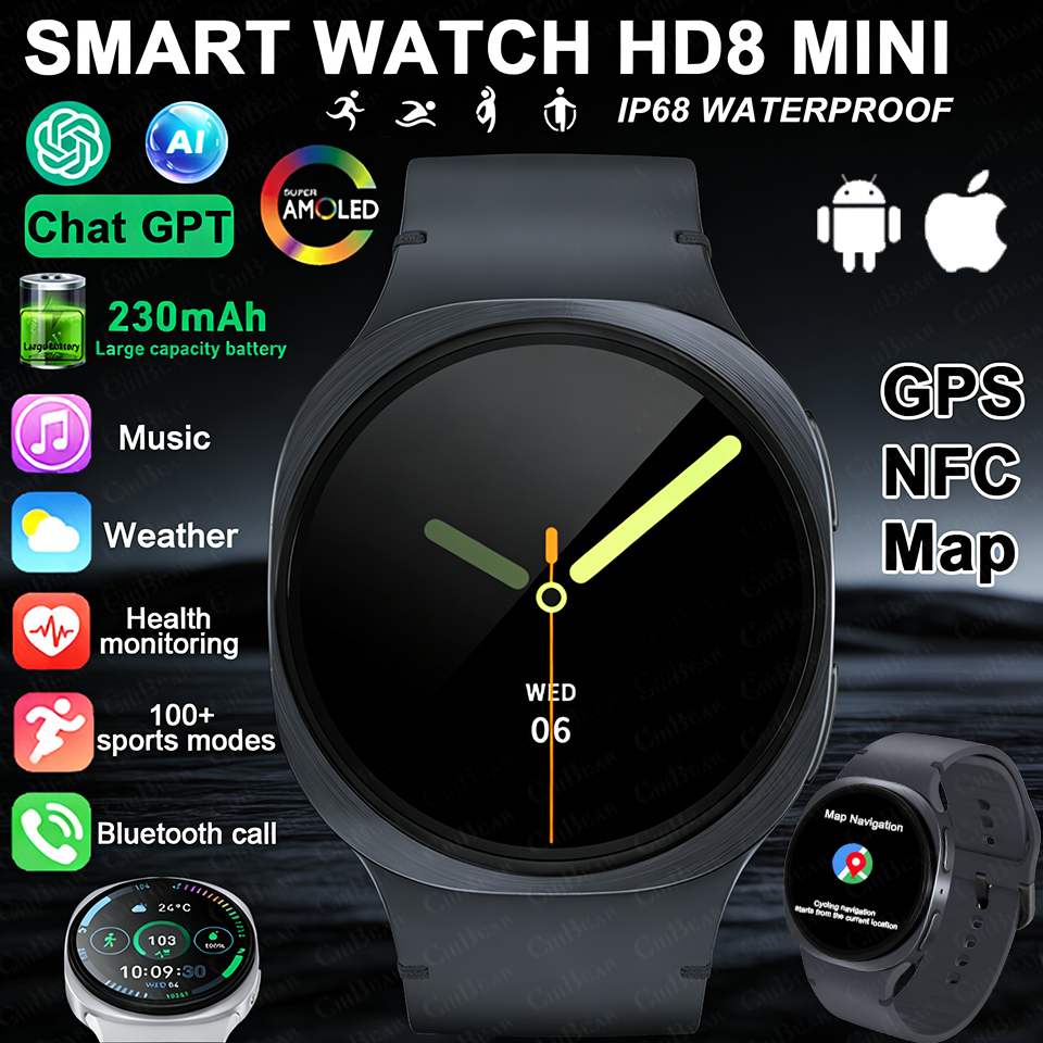 2026 New Watches 8 Mini GPS Tr - Heart Rate Gps Watch ulasan dan harga
