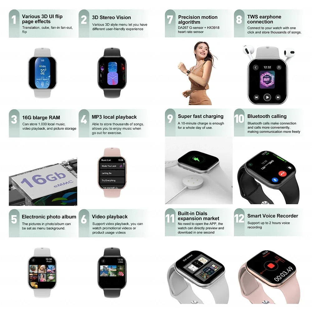 2025 New Original for Apple DT - Smartwatch New Watches 2025 ulasan dan harga