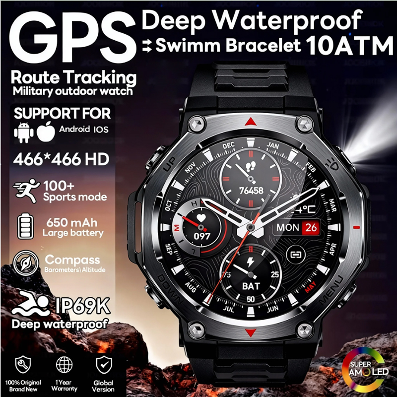 2026 New T-Rex 3 Ultra Outdoor - Heart Rate Gps Watch ulasan dan harga