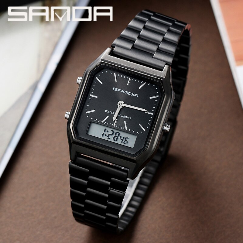 SANDA Luxury Mens G Style Watc - Casio Watches Smartwatch ulasan dan harga
