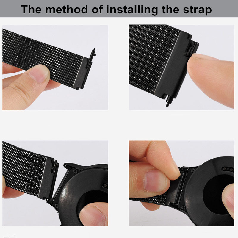 18MM Milanese Loop Strap For F - Fossil Watches Smartwatch Gen 3 ulasan dan harga