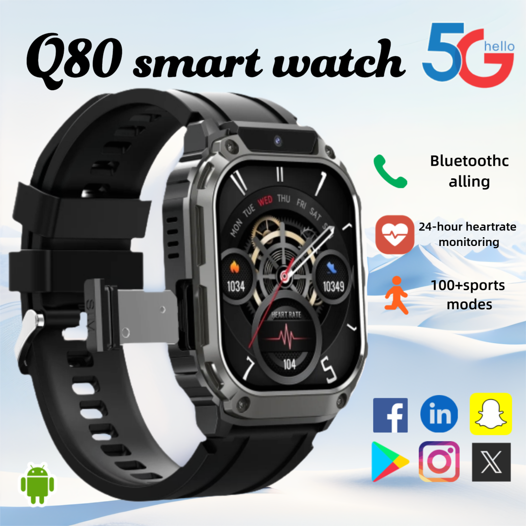Q80 Men Smartwatch with 1.95-i - Smartwatch Apple Watches For Men ulasan dan harga