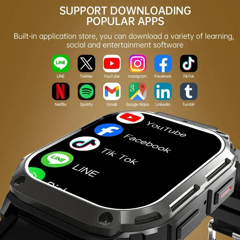 Q80 Men Smartwatch with 1.95-i - Smartwatch Apple Watches For Men ulasan dan harga