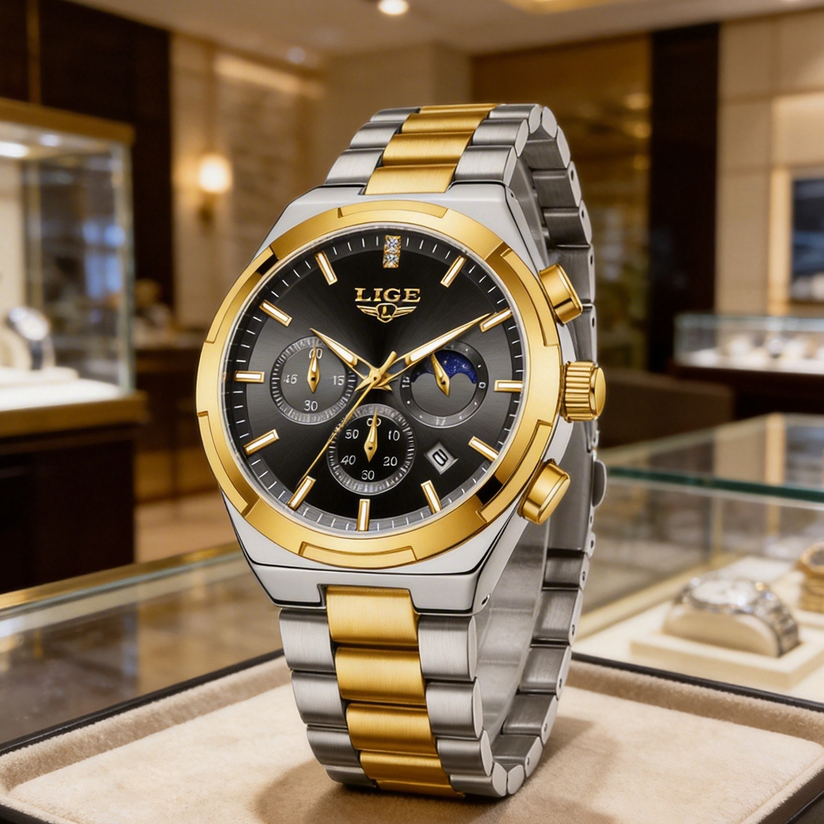 LIGE Top Brand Luxury Watch Wo - Smartwatch Luxury Watches For Women ulasan dan harga