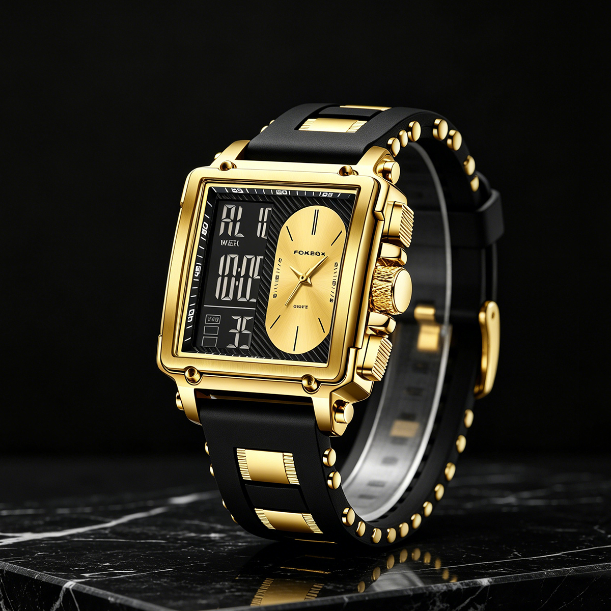 LIGE Top Original Square Digit - Smartwatch Digital Watches For Men ulasan dan harga