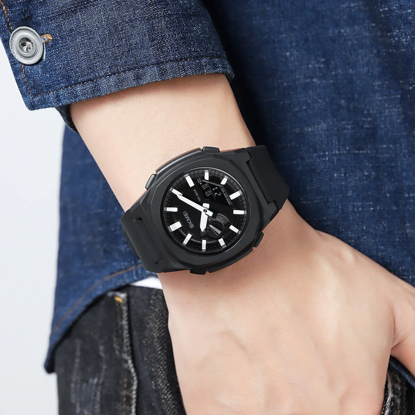 SKMEI Men Countdown Chrono Wri - Casio Watches Smartwatch ulasan dan harga