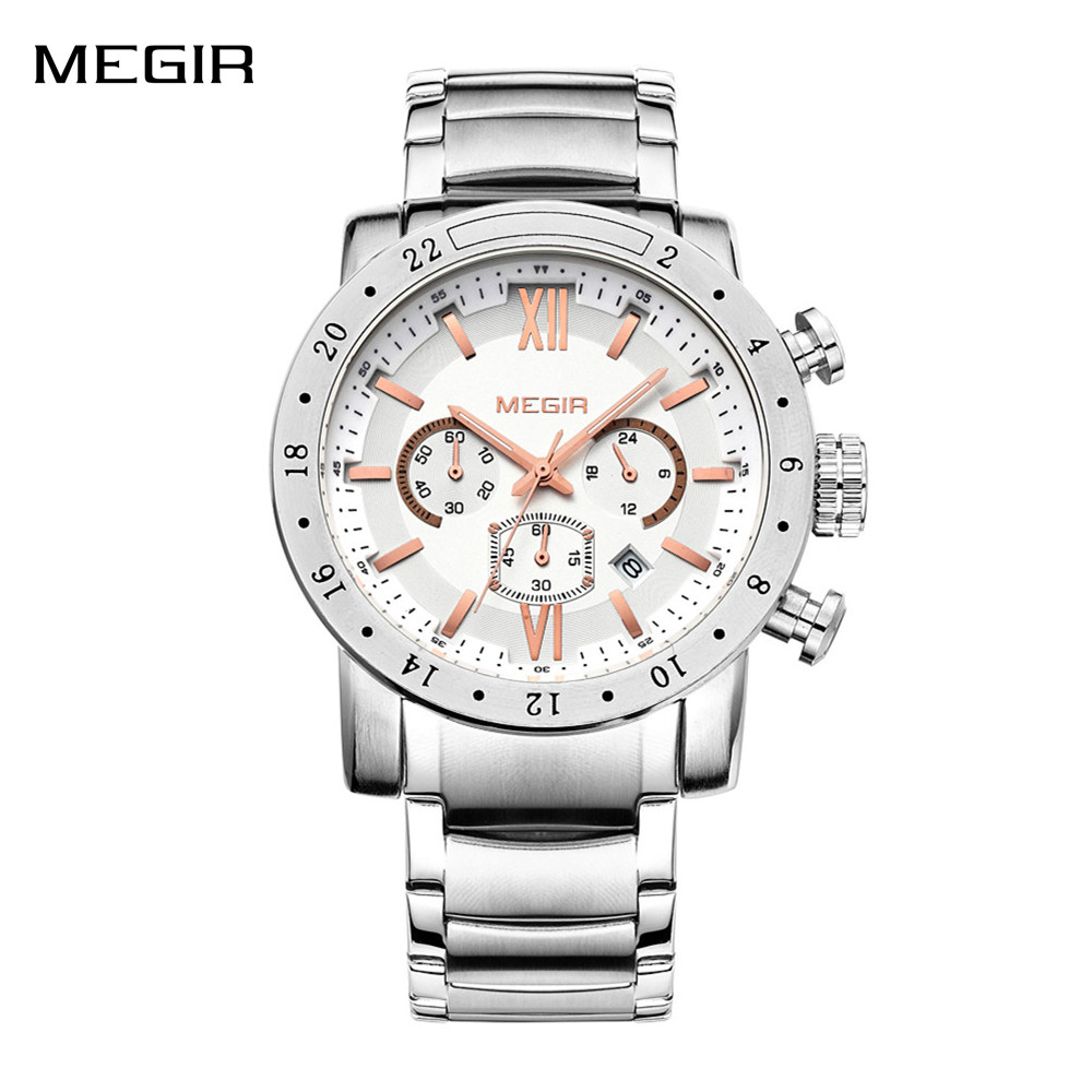 MEGIR Stainless Steel Casual W - Smartwatch Digital Watches For Men ulasan dan harga