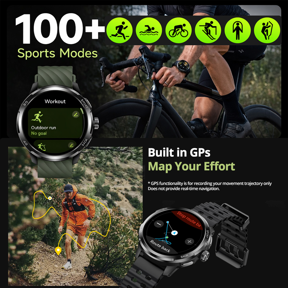 Ulefone Armor Watch Pro Smartw - Heart Rate Gps Watch ulasan dan harga
