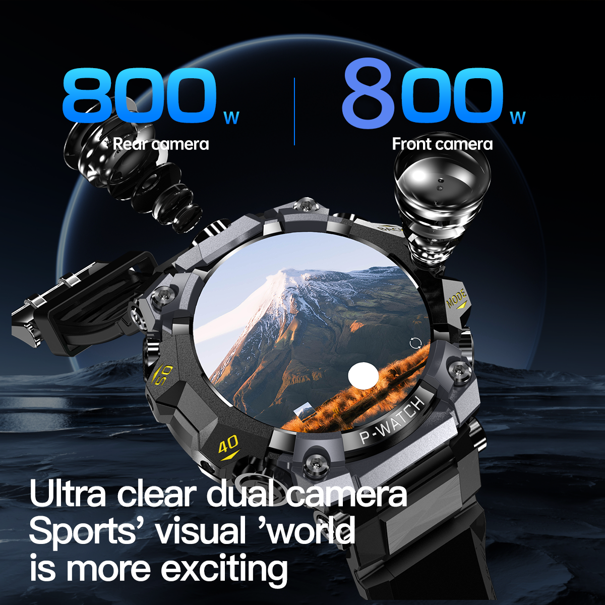 Q668 Smartwatch Android 10.0 1 - Heart Rate Gps Watch ulasan dan harga