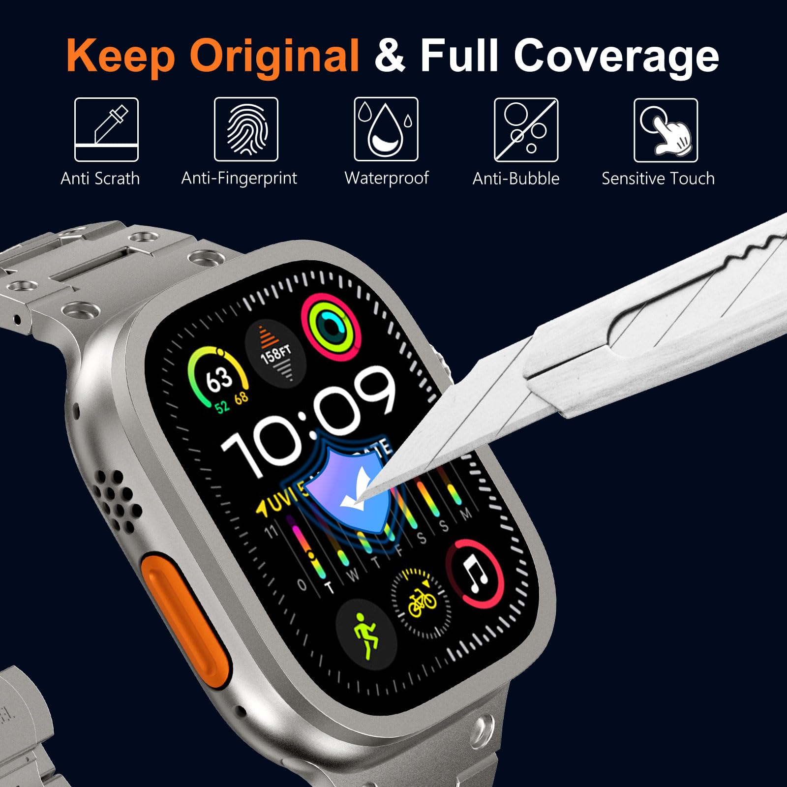 Tempered Glass for Apple Watch - Smartwatch Apple Watches For Men ulasan dan harga