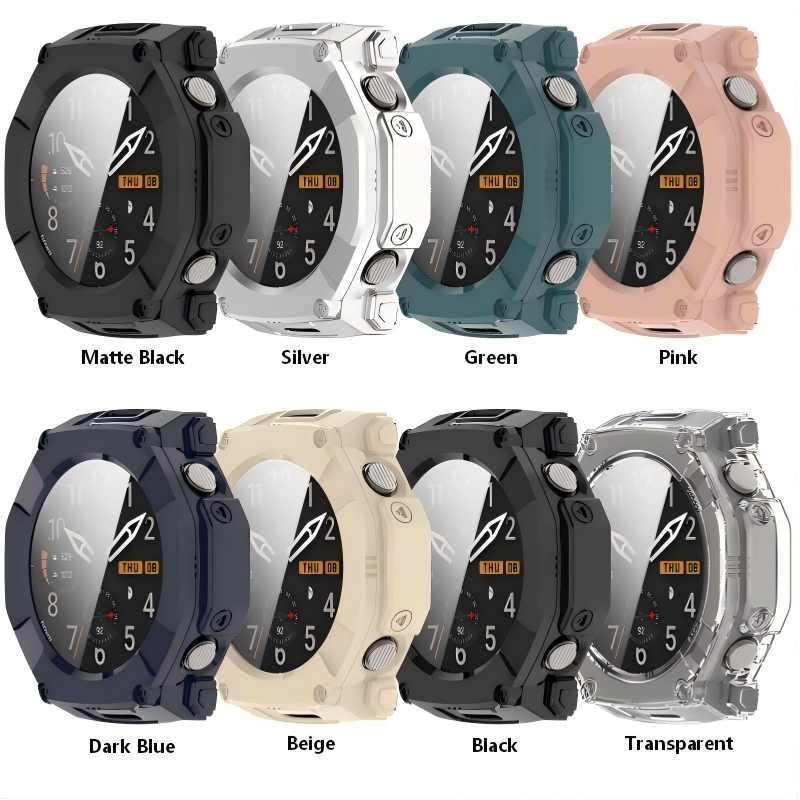 PC+Tempered Glass Case for Ama - Smartwatch Watches Amazfit ulasan dan harga