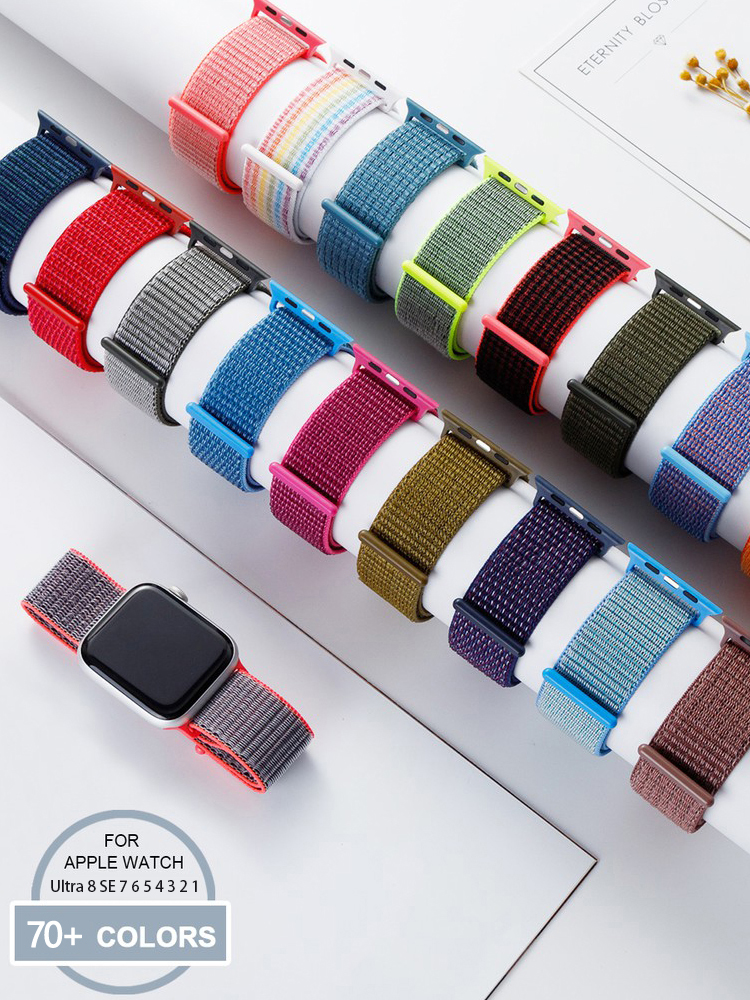 Nylon Loop Strap for apple wat - Smartwatch Apple Watches For Men ulasan dan harga