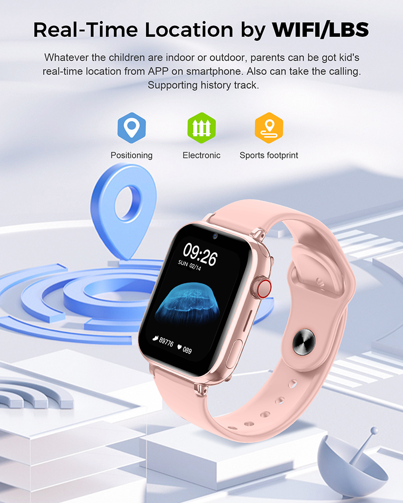 4G Smart Watch Kids LBS Locati - Smartwatch Watches Gift For Boys With Gps ulasan dan harga