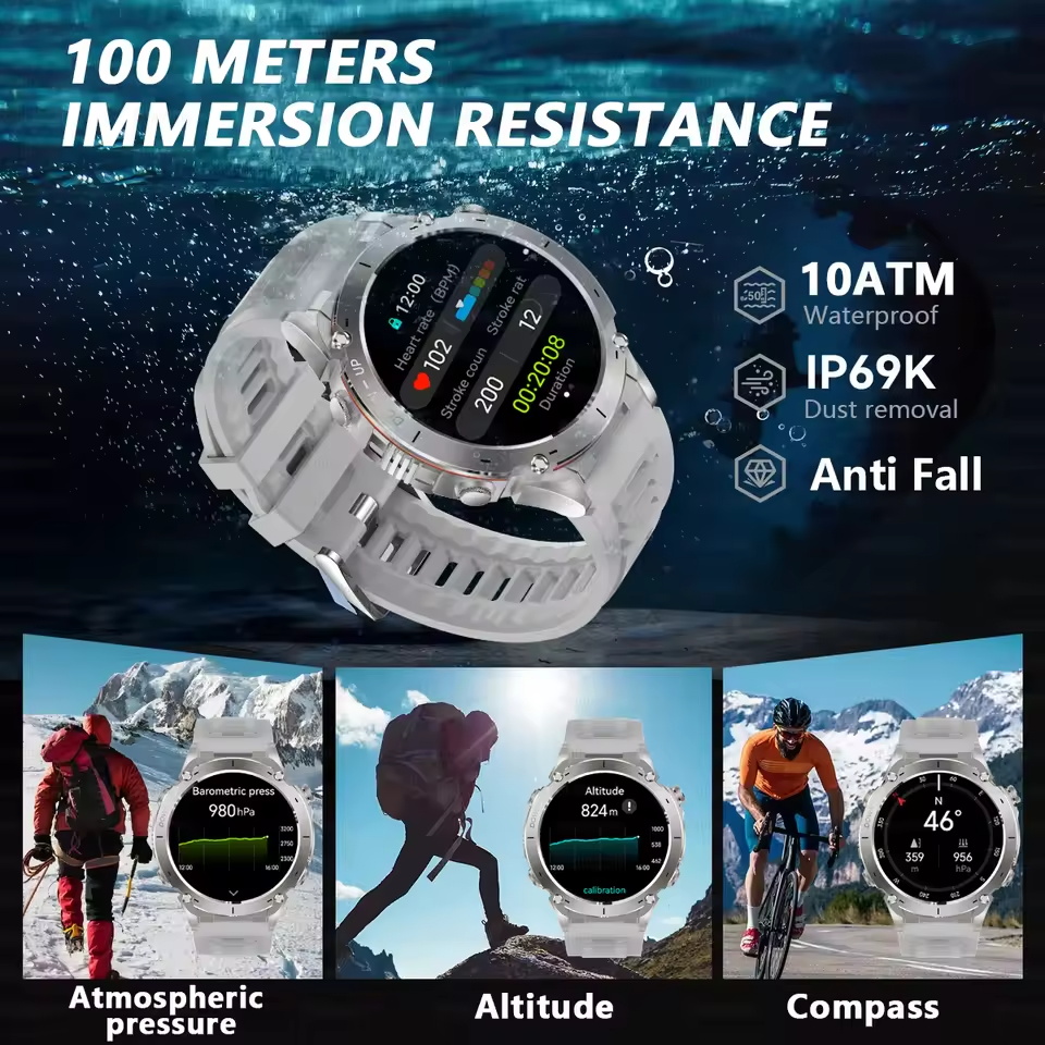 New Outdoors T-Rex 3 Military  - Heart Rate Gps Watch ulasan dan harga