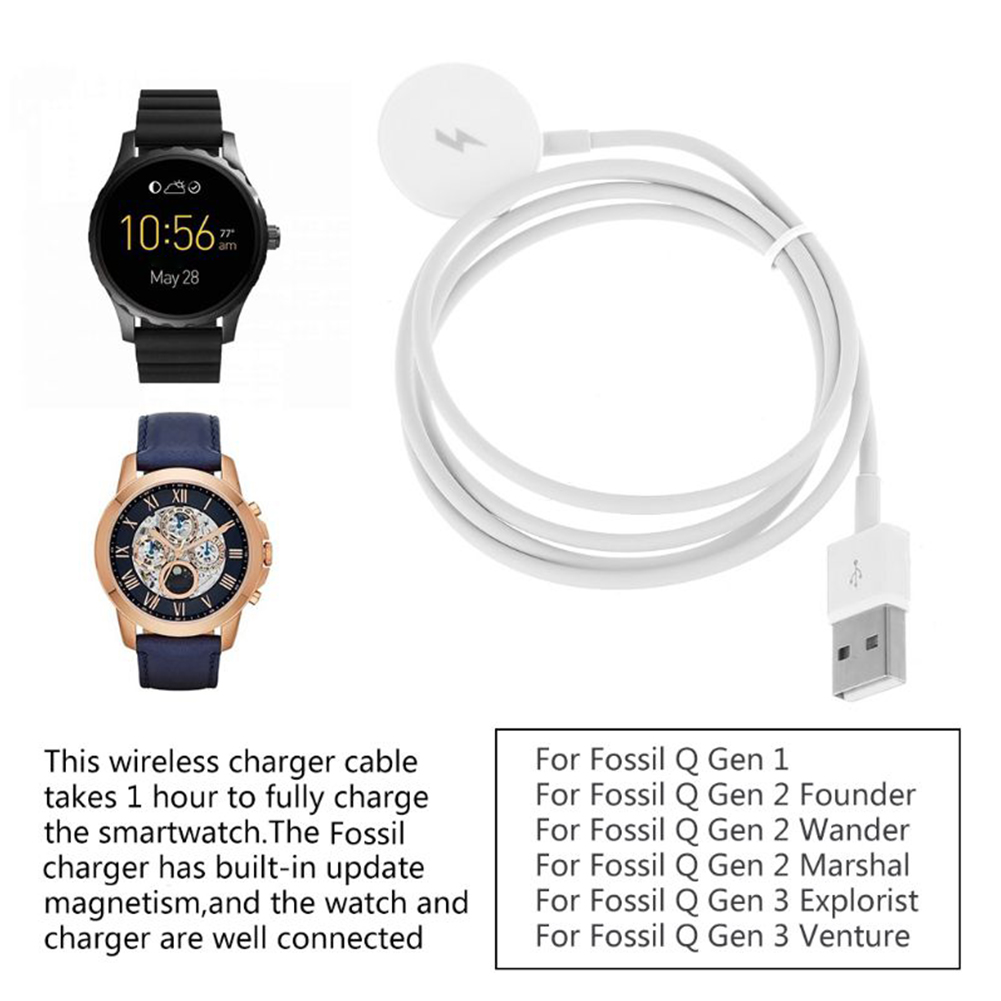 USB Watch Charger Adapter Shor - Fossil Watches Smartwatch Gen 3 ulasan dan harga