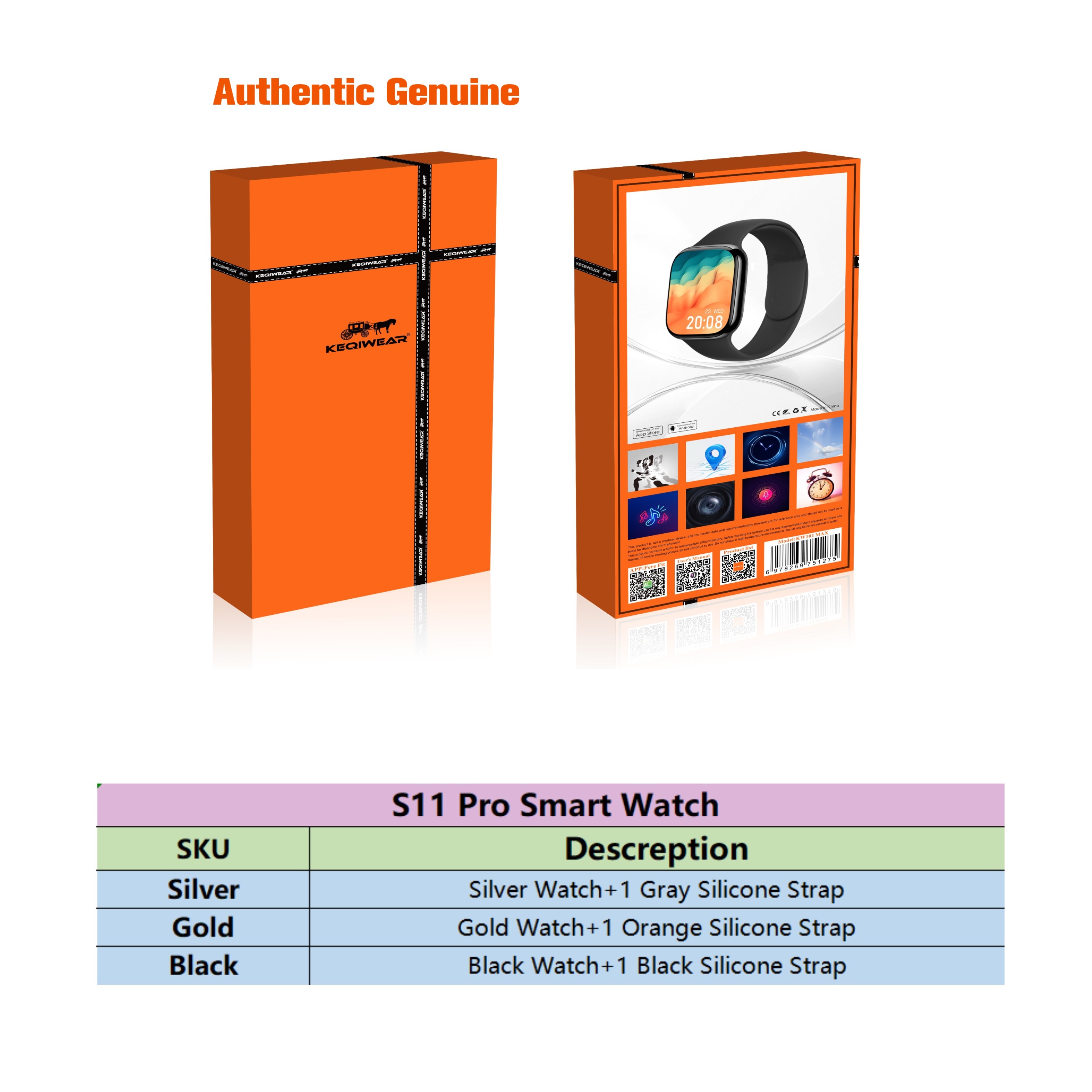 Genuine Major Manufacturer S11 - Watch Vs Smartwatch ulasan dan harga