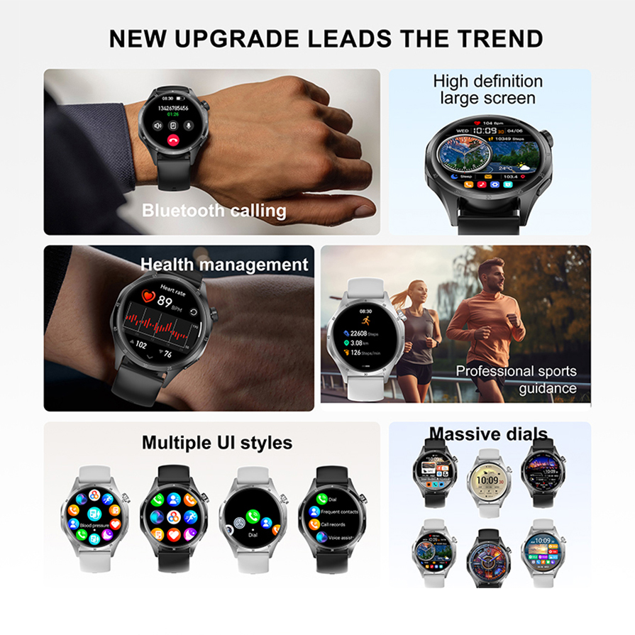 2026 New Smart Watch Men AMOLE - Smartwatch Online Watches For Men ulasan dan harga