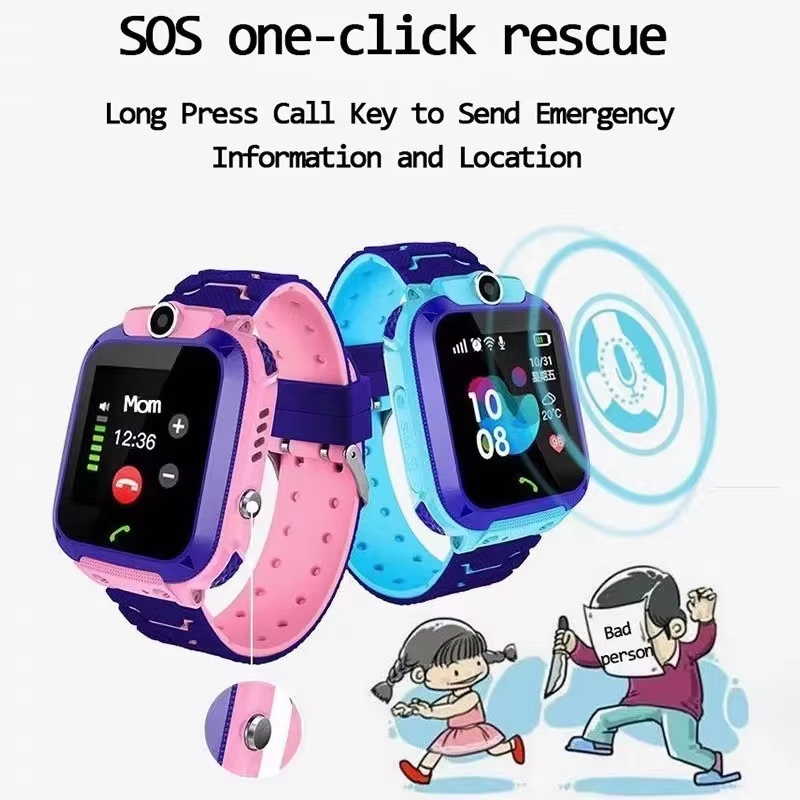 Lenovo Q12 Children's Smart Wa - Smartwatch Watches Gift For Boys With Gps ulasan dan harga