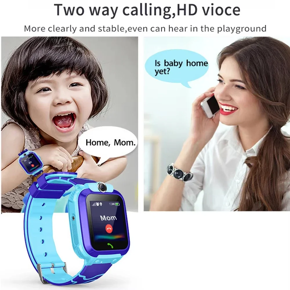 Lenovo Q12 Children's Smart Wa - Smartwatch Watches Gift For Boys With Gps ulasan dan harga