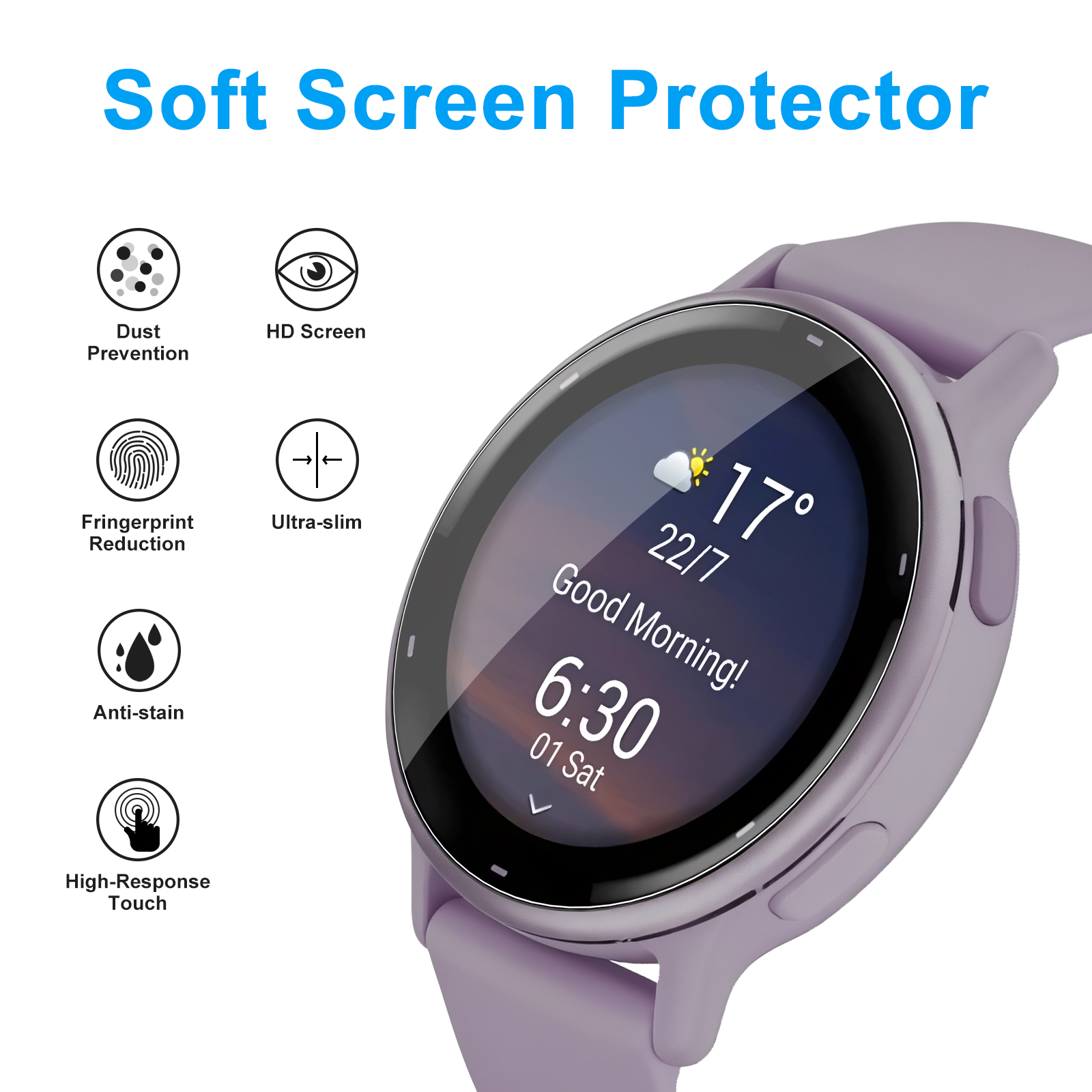 Soft Clear Protective Film For - Xwatch Smartwatch ulasan dan harga