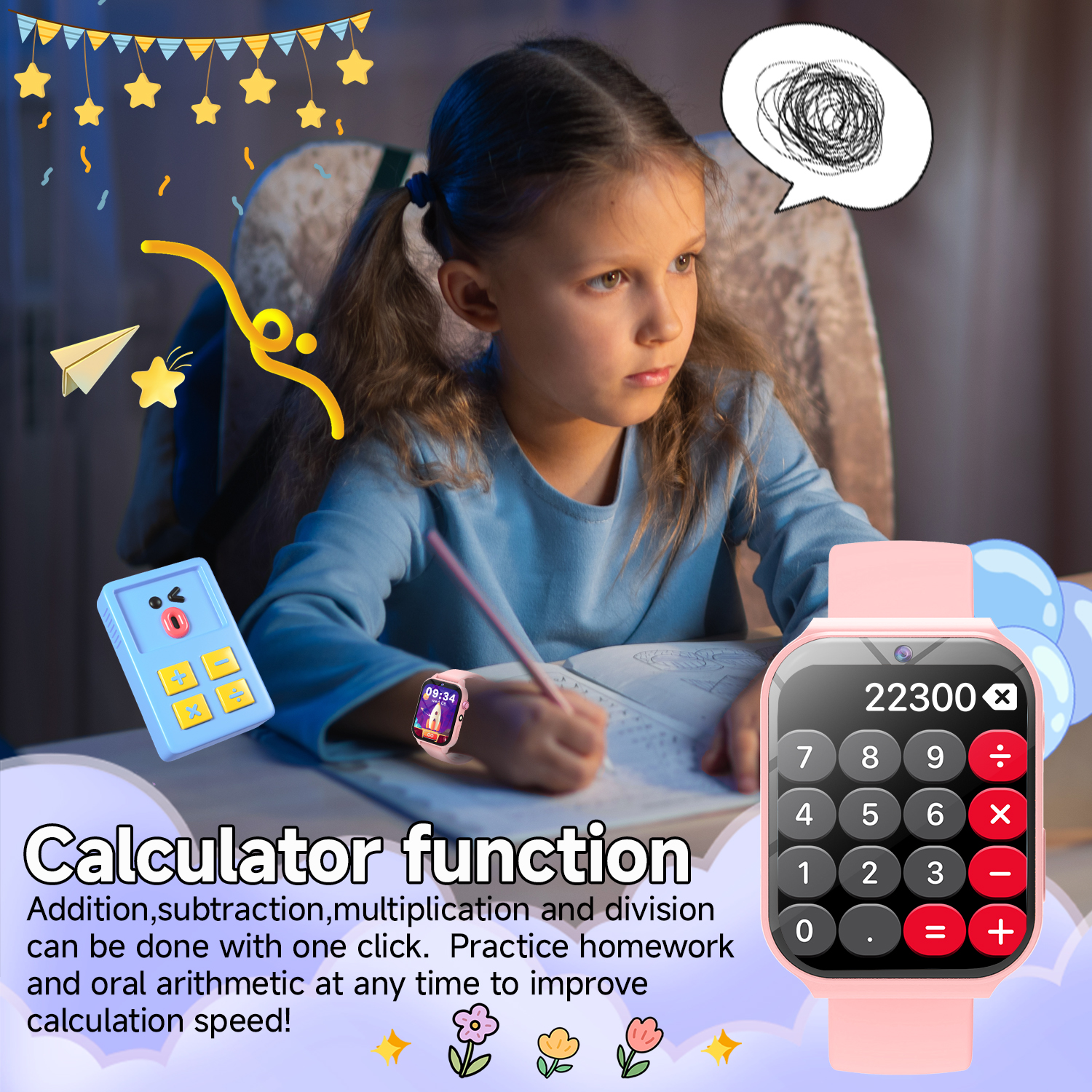 Study Partners for Kids HD Cam - Smartwatch New Watches 2025 ulasan dan harga