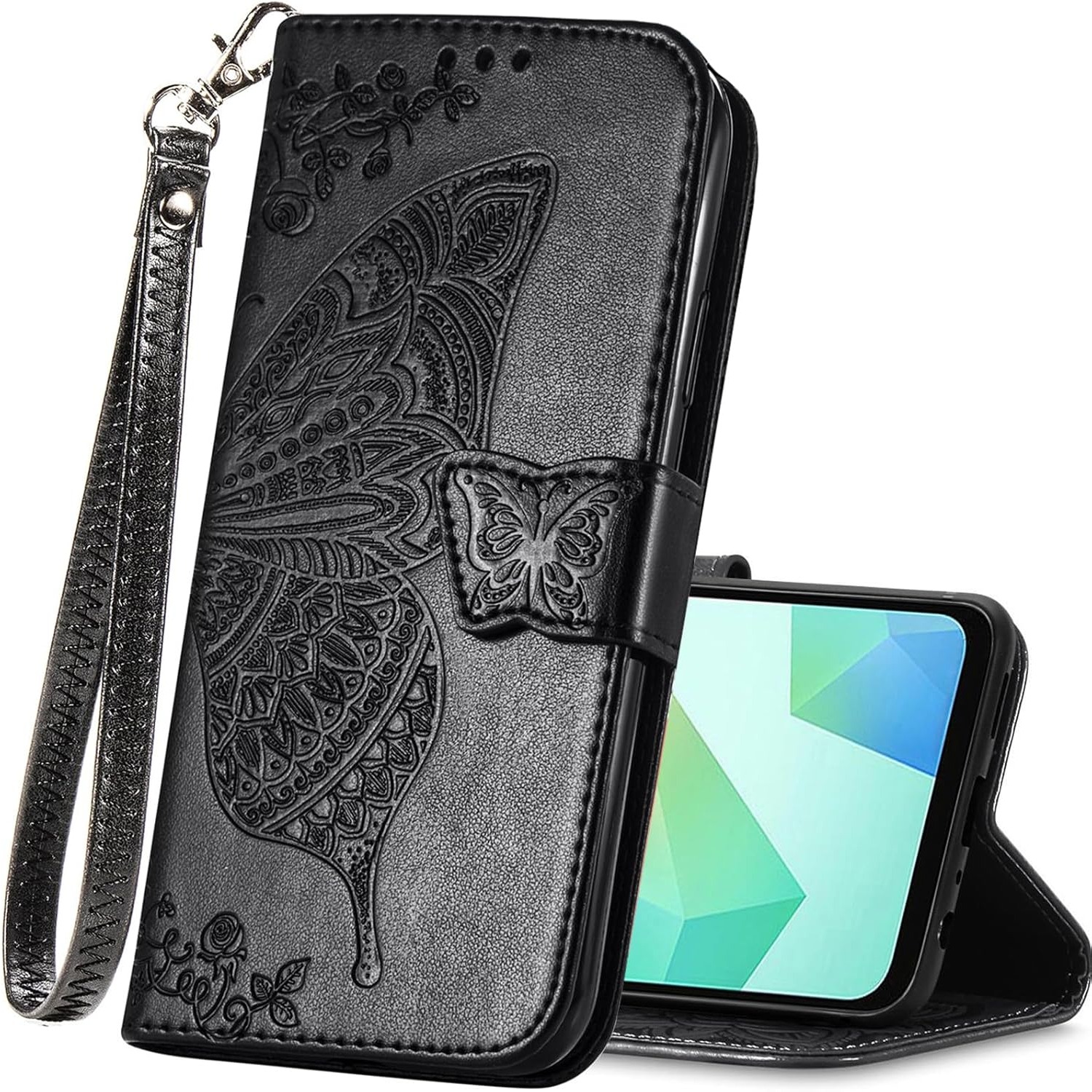 Butterfly Texture Flip Wallet  - Samsung Galaxy Strap ulasan dan harga