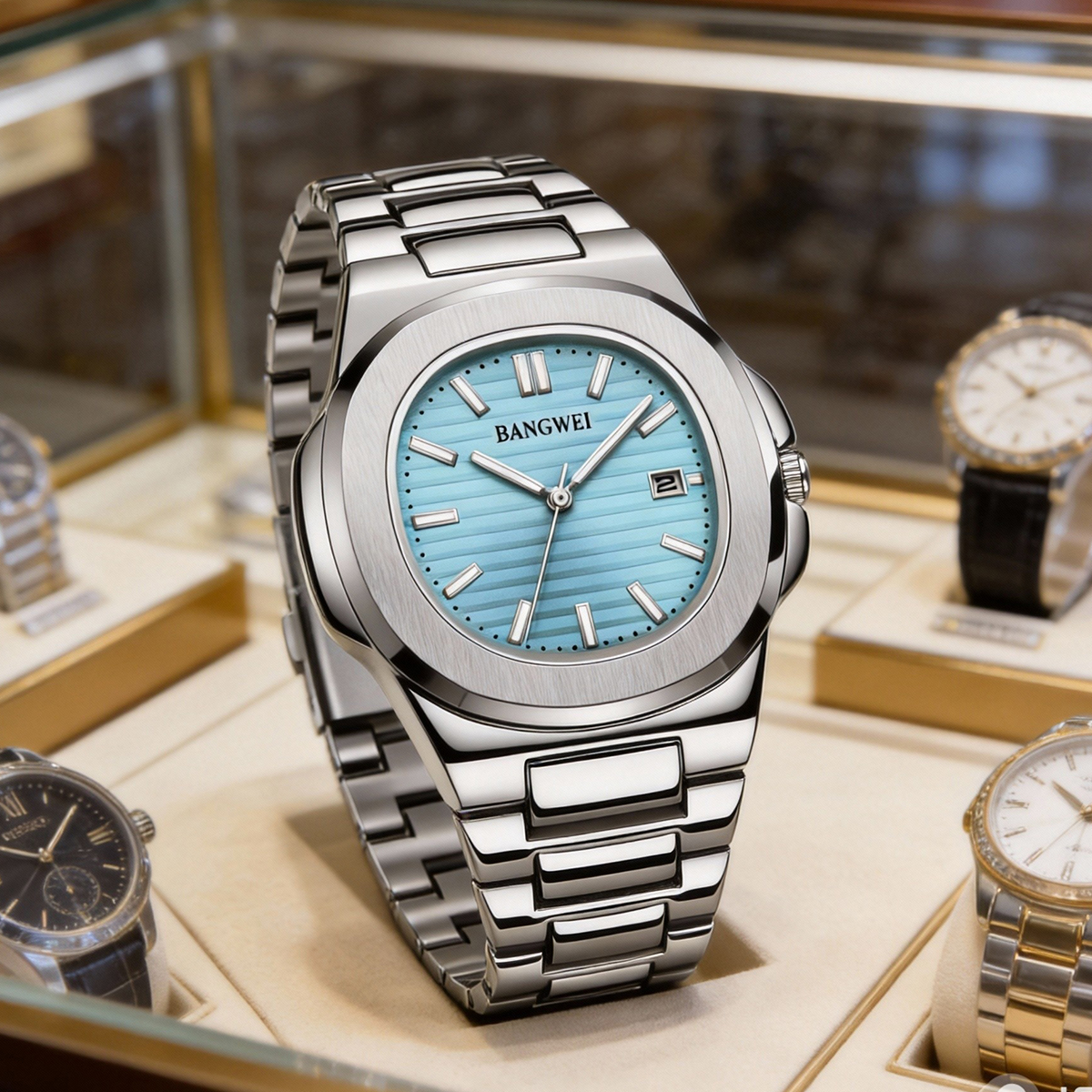 BANGWEI Luxury Men Quartz Watc - Smartwatch Digital Watches For Men ulasan dan harga