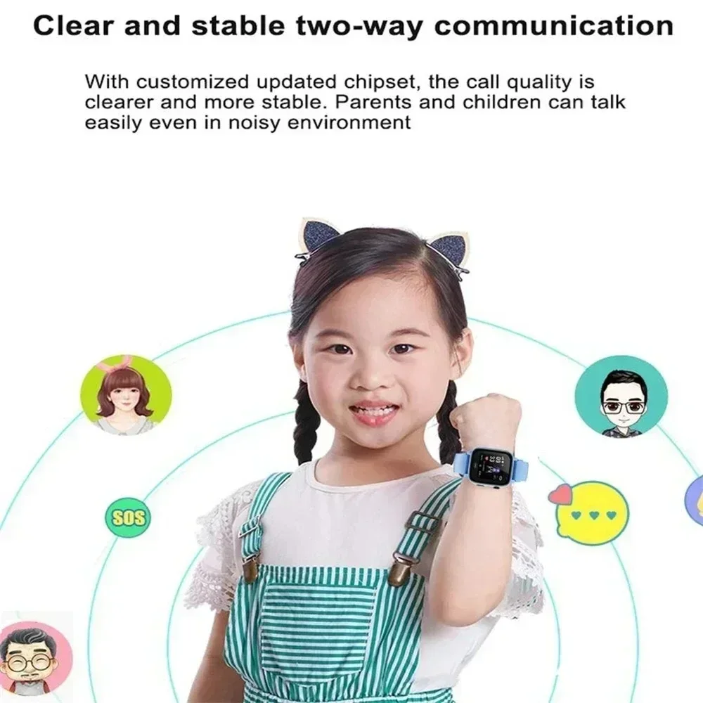 Lenovo Kids Smart Watch SOS Wi - Smartwatch Watches Gift For Boys With Gps ulasan dan harga
