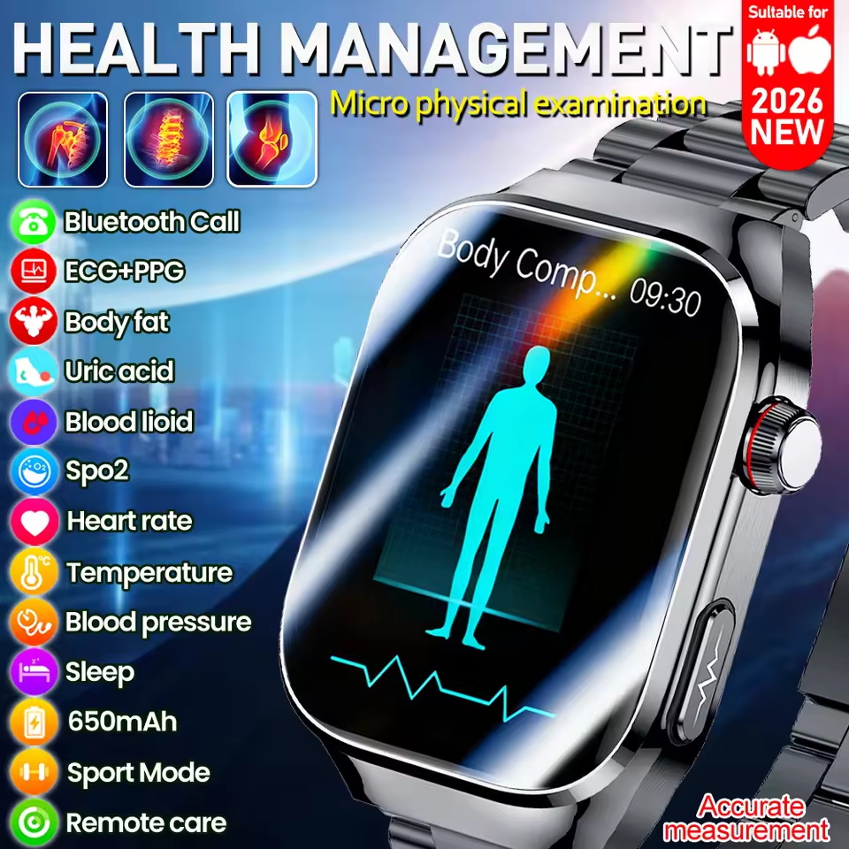 2026 New Nursing Grade Uric ac - Smartwatch New Watches 2025 ulasan dan harga
