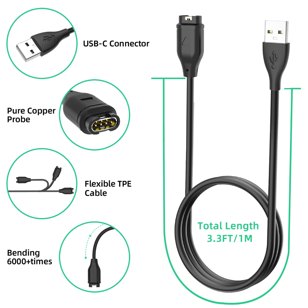 Charging cable suitable for Ga - Xwatch Smartwatch ulasan dan harga