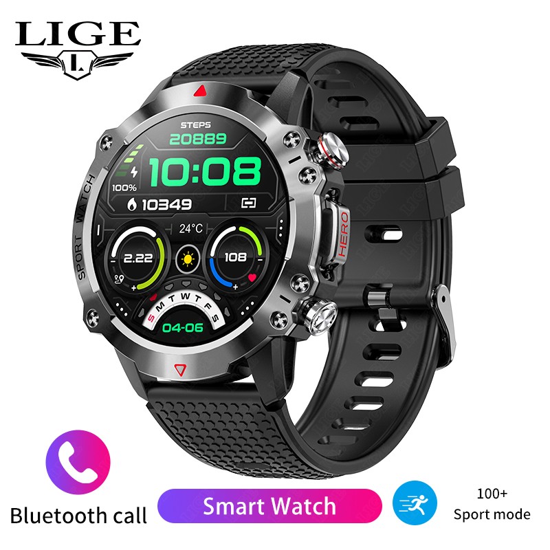 LIGE Men's Smartwatch Health B - Smartwatch Watches For Sale ulasan dan harga