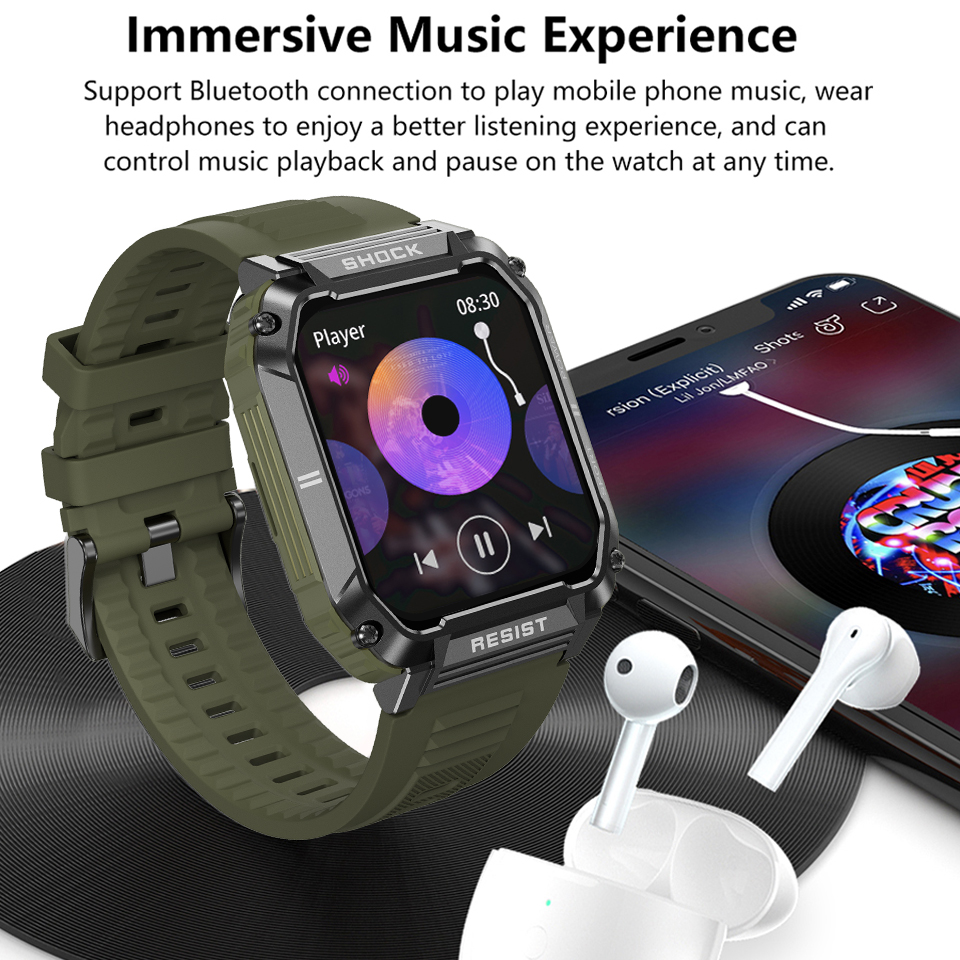 LIGE Men's Smartwatch Health B - Smartwatch Watches For Sale ulasan dan harga